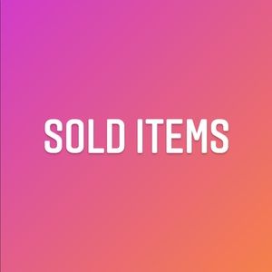 Everything after this post is sold!